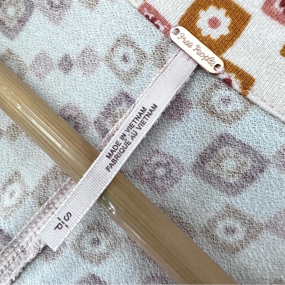 FREE PEOPLE Shayla Wide Leg Geometric Jumpsuit - Picture 10 of 15